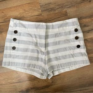 Ann Taylor LOFT Striped Dress Shorts, Size 8